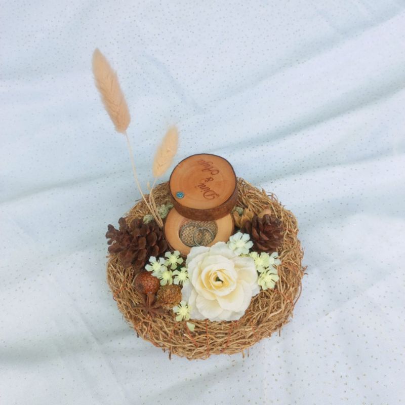 kotak cincin lamaran / kotak cincin rustic / tempat cincin rustic / kotak cincin pernikahan / kota c