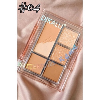 Eyeshadow Nude Matte Glitter Korean Palette Pigmented 5 Warna Terbaik dan nyaman COD !!!