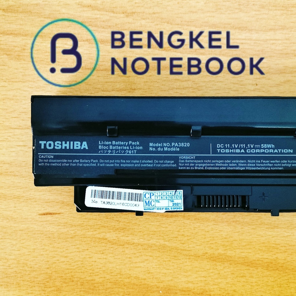 Baterai Toshiba T210D T215D T230 T235 T235D NB520 NB505 PA3820 NB500 NB525 NB55 PA3820U-1BRS