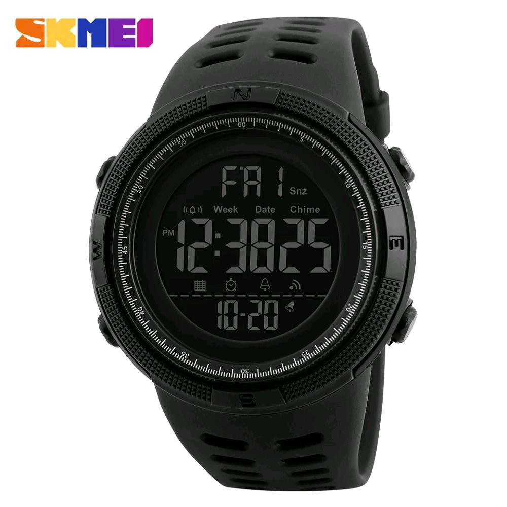 Jam Tangan Pria Sporty Ps1251 Skmei Original Sport Digital Waterproof