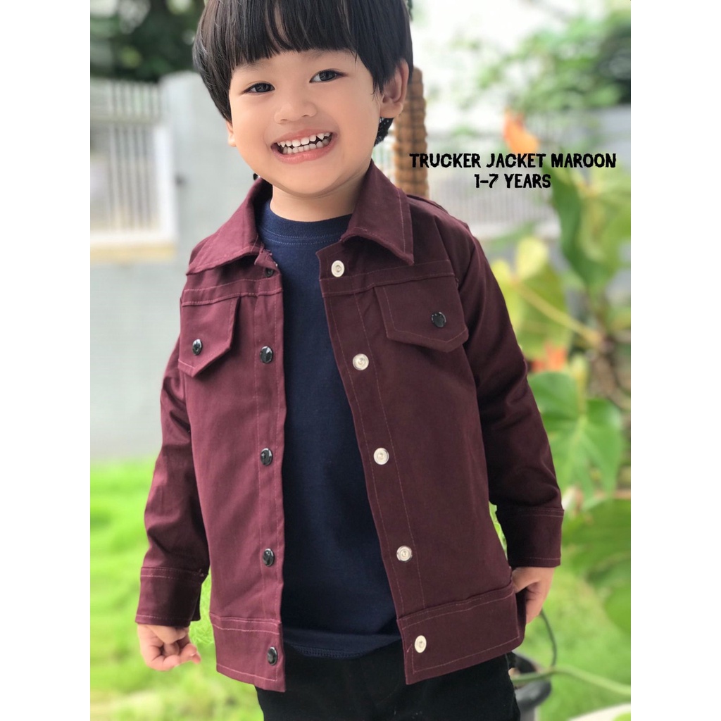 JAKET ANAK  PREMIUM CATTON TWILL UMUR 2 TAHUN SAMPAI 7 TAHUN