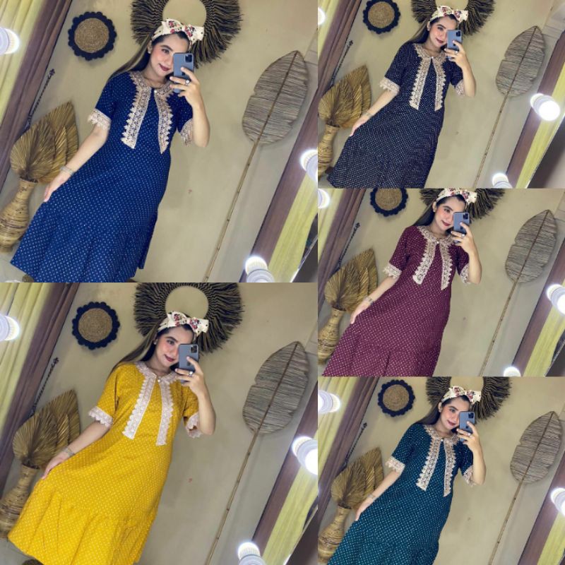 DASTER ARAB MOTIF POLKADOT || DASTER RENDA ARAB