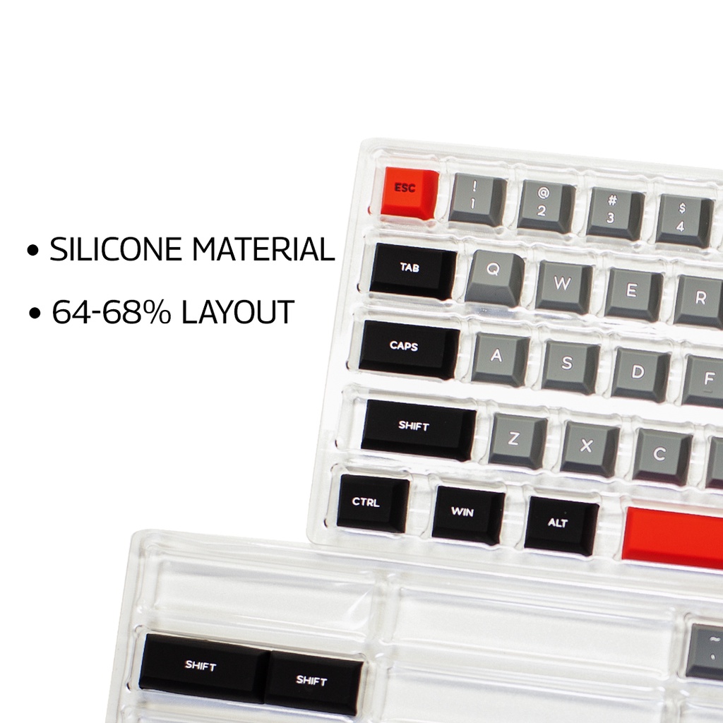 Keycaps GK2 Silicone - Dolch (Chinese Red) - GK2 Silicone - Dolch (Chinese)