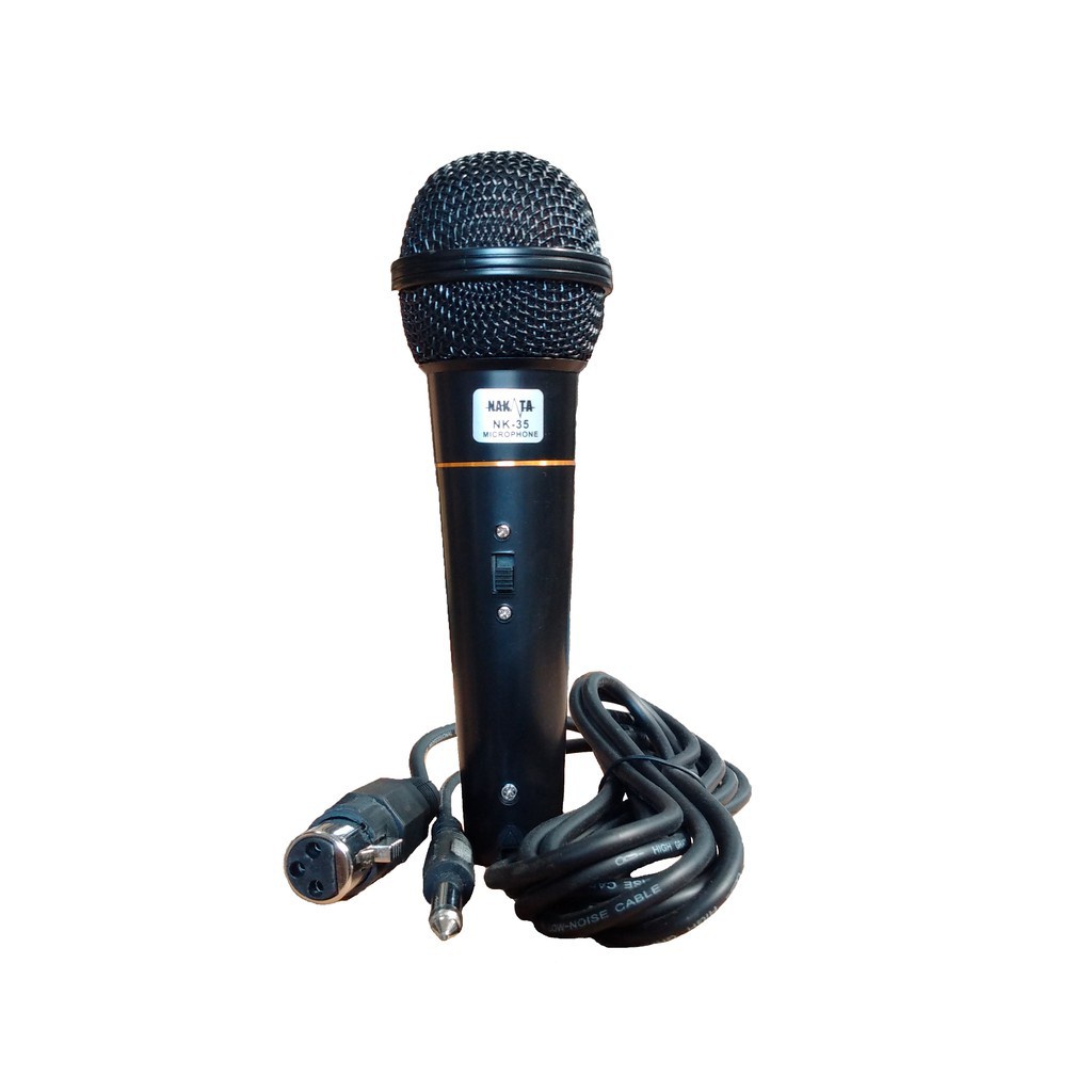 NAKATA NK35 Microphone Karaoke Jernih Mix Kabel - Original nakata NK35 Mic kabel Microphone