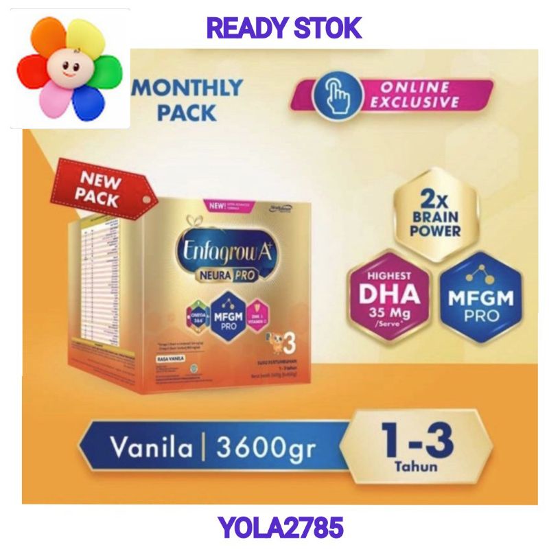 

Enfagrow A+3 3600 gram / 3600gram / 3600gr / 3600 gr