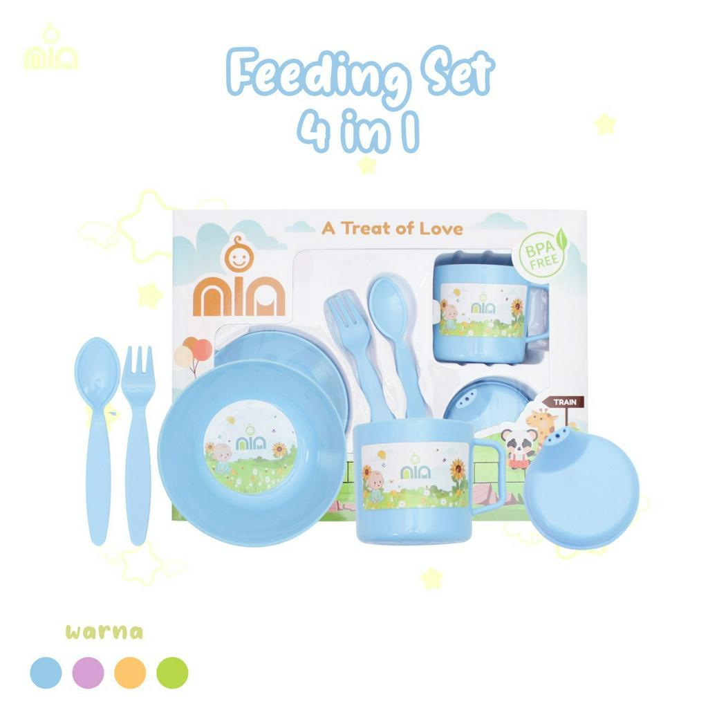 MINIMAL 6PCS / Orderan Khusus Nia Baby Feeding set Bongkar