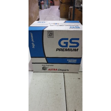 Aki Mobil GS Astra Basah Premium N50Z