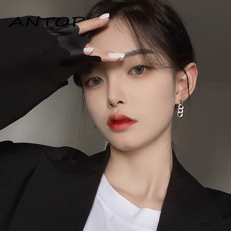 2021 Fashion Baru Anting-Anting Pin Sederhana Dan Keren Anting Wanita  ANTOP