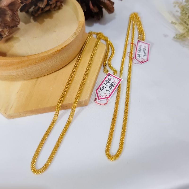 Kalung holo doble rantai kadar 420%