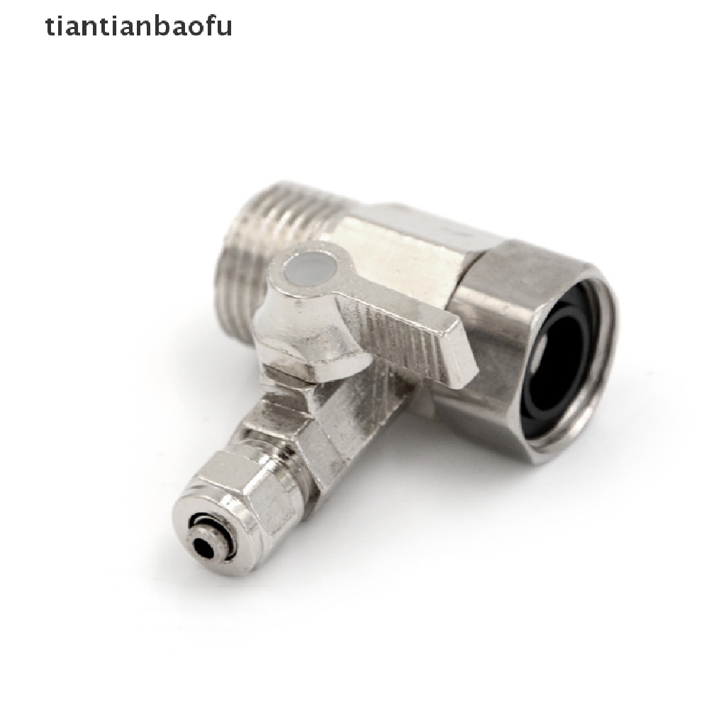 [tiantianbaofu] Feed Water Filter Purifier Adapter 1/2'' to 1/4'' Ball Valve Faucet Tap Safe Boutique