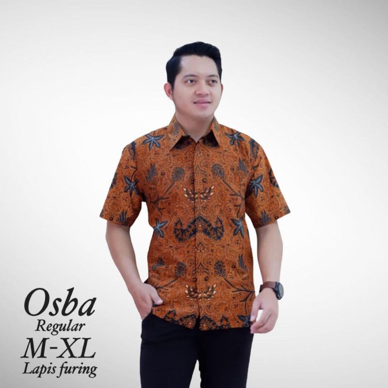 Kemeja Batik Solo Lengan Pendek