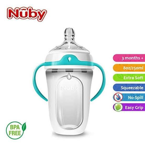 Nuby Silicone Bottle 250ml