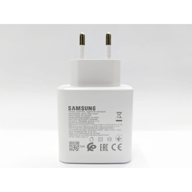 Charger Samsung fastCharging Super fastcharging A52 A22 A03s S21 Note 10 J2 prime 25 Watt 45 Watt Micro Type C Kualitas Original Grade A Garansi 6bulan