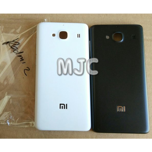 Back Door Xiaomi Redmi 2 / Redmi2 Prime Tutup Baterai Batere Back Housing White n Black