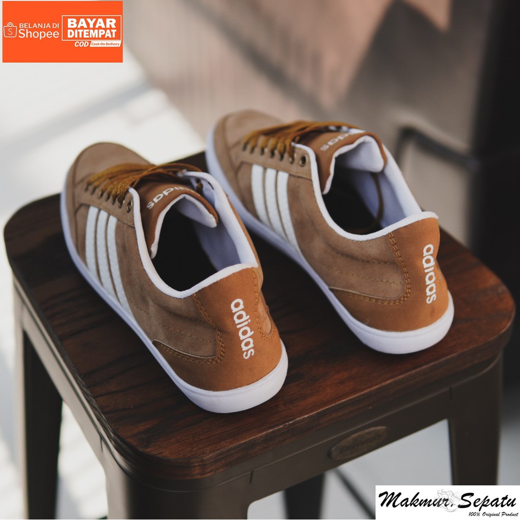 BIG SALE !! Sepatu Adidas Kapler Tan - Fashion Casual Sneakers Pria Bertali - Kuliah Hengout Trendy