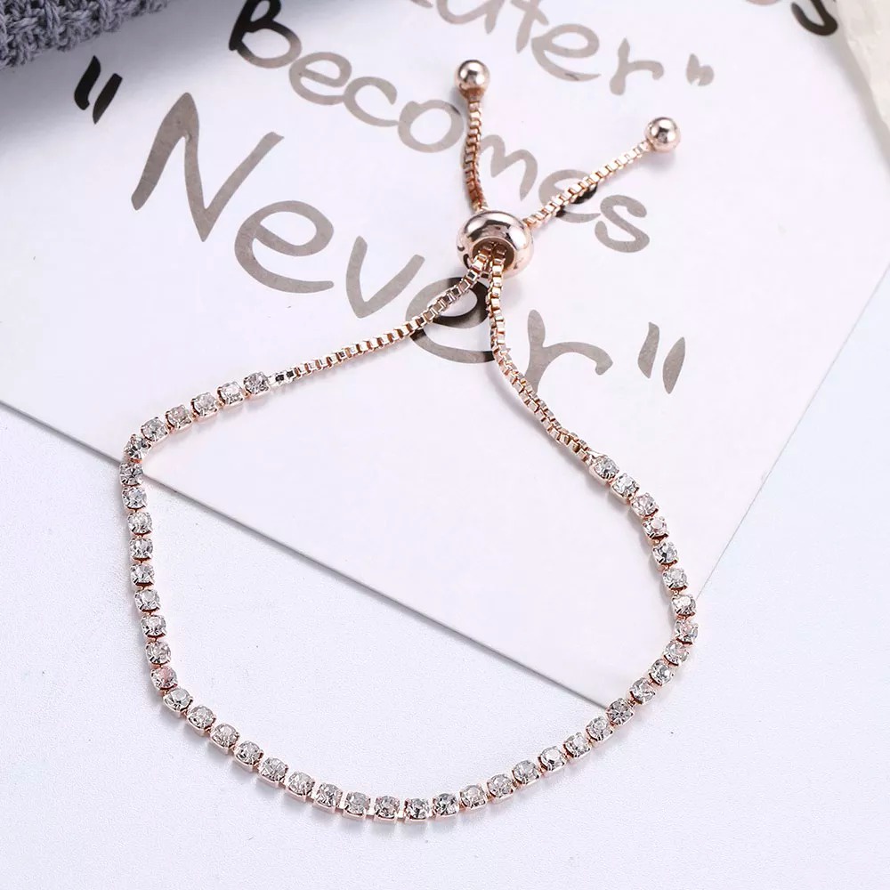 GELANG WANITA HIASAN PEREMPUAN BULAN BINTANG ELEGAN ANTI KARAT STAR MOON CHARM KOREA COUPLE GELANG CEWEK KLASIK SILVER SR03