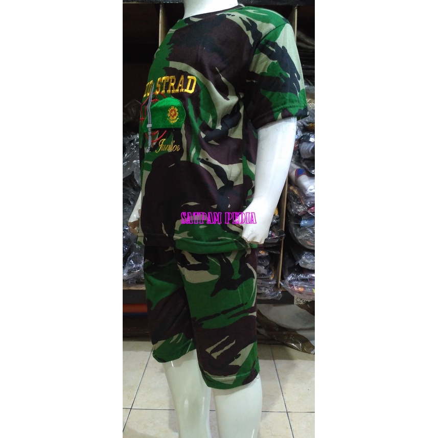 Kaos Anak Gambar Kostrad Loreng - Kaos Anak Kostrad Pendek