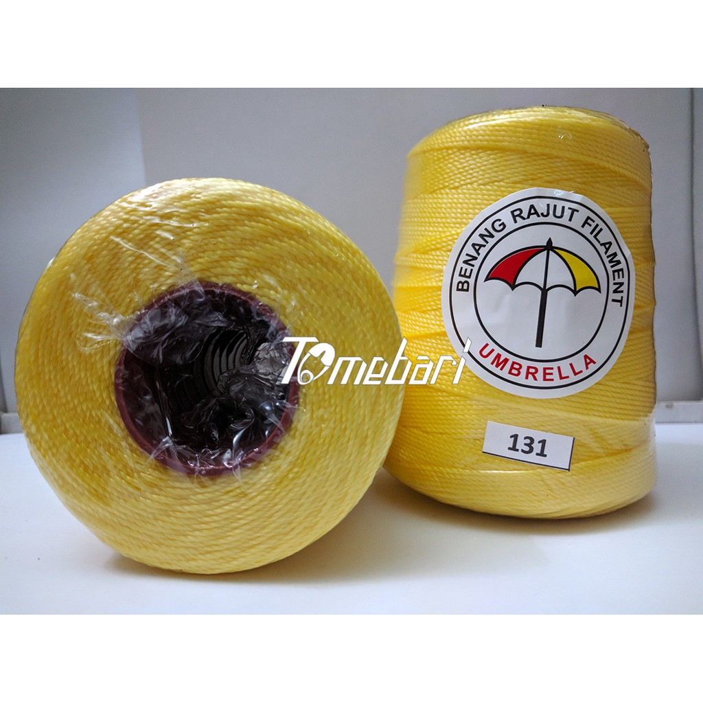 BENANG RAJUT NILON UMBRELLA / PAYUNG KUNING VIT C U- 131