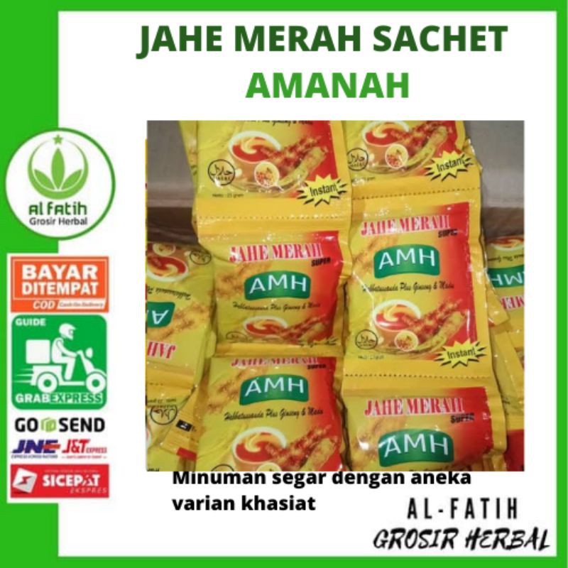 

JAHE MERAH AMANAH AMH (SACHET) JAHE MERAH JAHE SACHET AMH