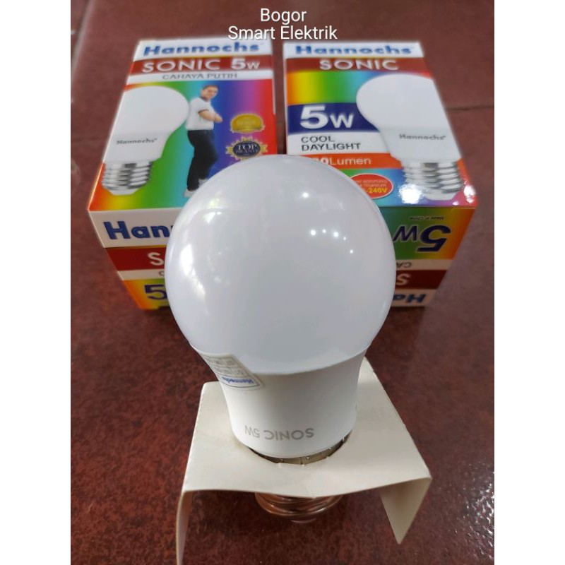 Lampu LED Hannochs Sonic 5W/ 5Watt Cahaya Putih