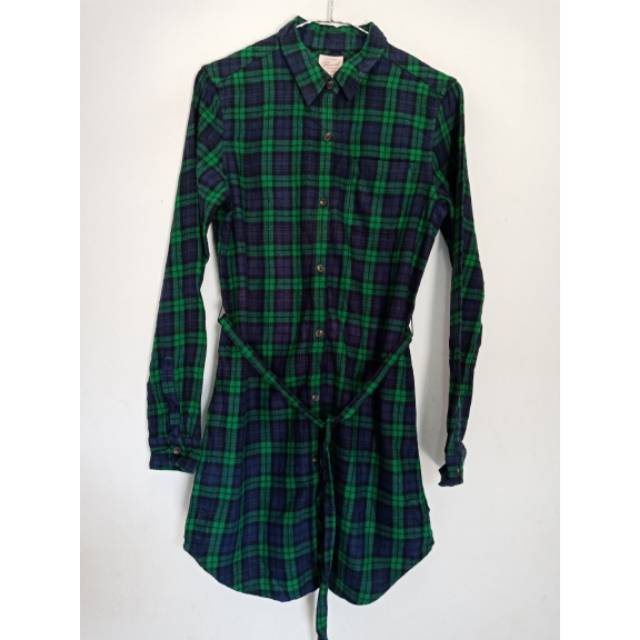 Tunik flanel uniqlo M