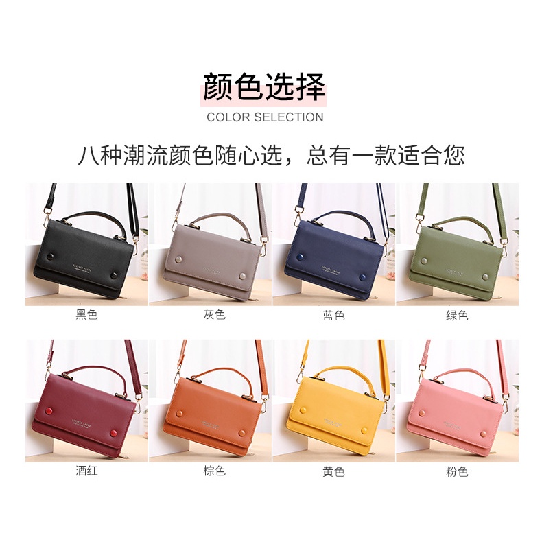 KhatinStore Tas Selempang Wanita Terbaru Import Dompet Hp Remaja Trendy FOREVER YOUNG - 367