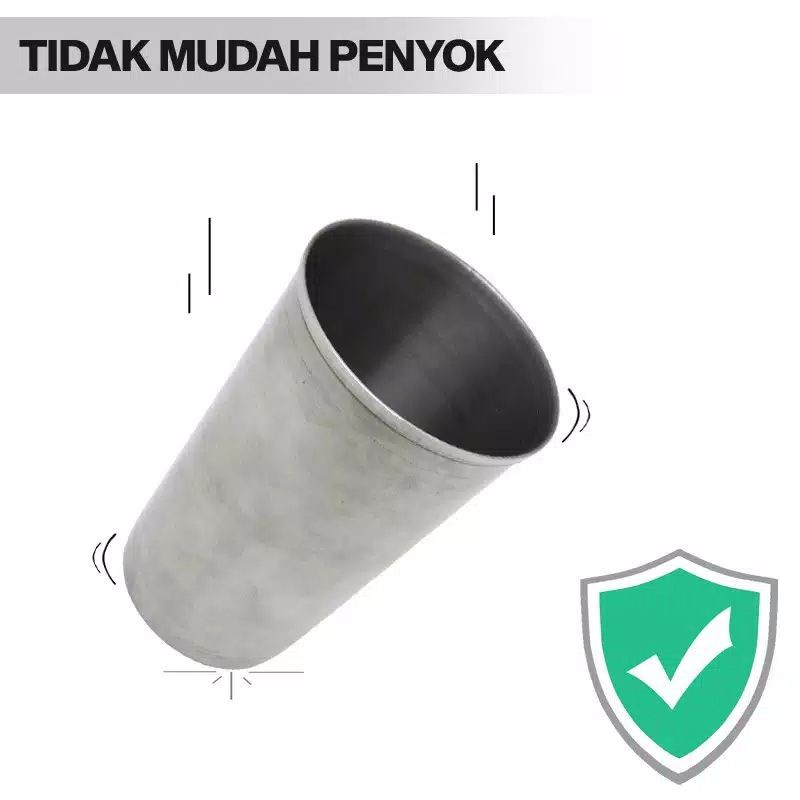 Gelas Stainless 250ml Gelas Camping traveling Gelas camping mug isi 4 - gelas stainless steel 150ml