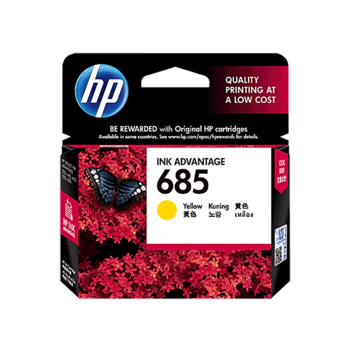 Tinta HP 1 Set 685 (Bk, C, M, Y) Original Cartridge