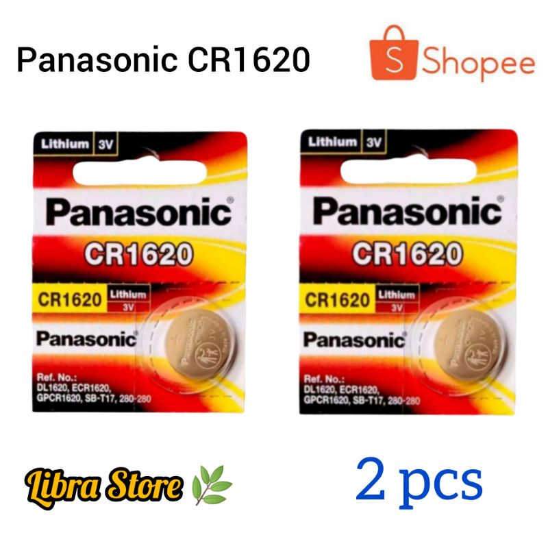 Baterai Remote Mobil CR1620 Isi 2 Pcs - Sigra Calya Avanza Xenia Mobilio Brio Brv Jazz - Libra Store