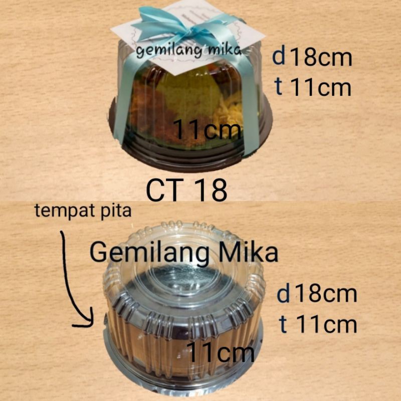 mika tumpeng mini/ mika bolu bulat/tumini D 18cm