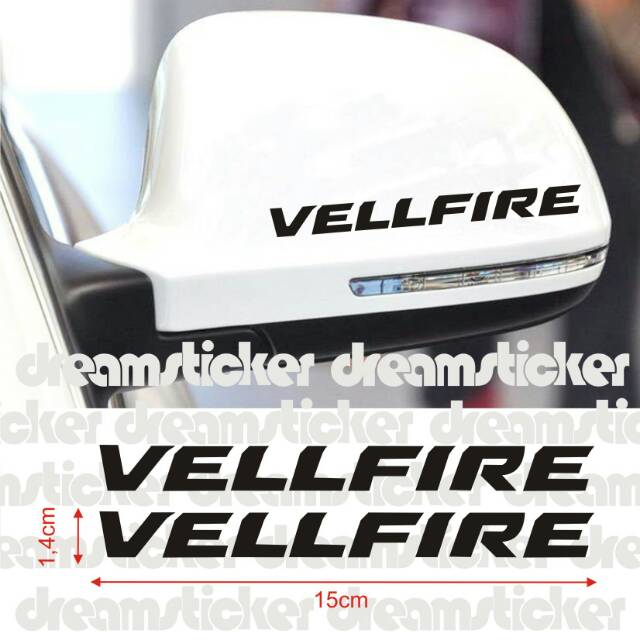 Sticker Stiker Spion Mobil Toyota Vellfire