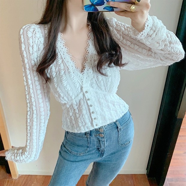 2090 BLOUSE 3M THREE M BERLIANA LACE TOP GROSIR FASHION TERJANGKAU MURAH IMPORT SALE TERMURAH