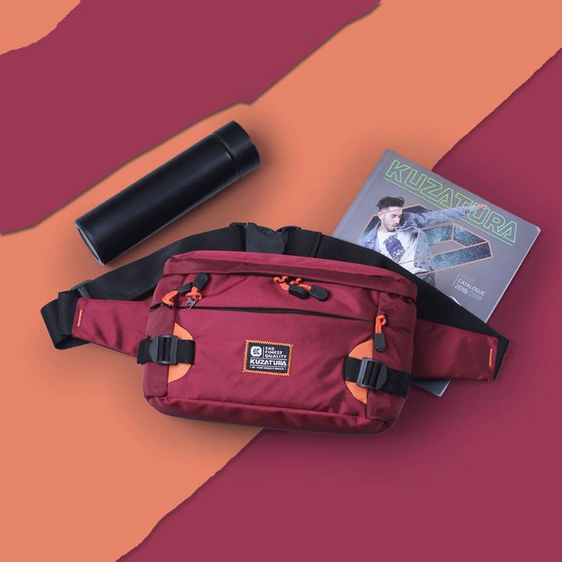 ORIGINAL Tas Selempang Pria Keren Stylish Terbaru | Sling Bag Premium | Waist Bag Outdoor Travelling | Tas Pinggang Bahu Jumbo