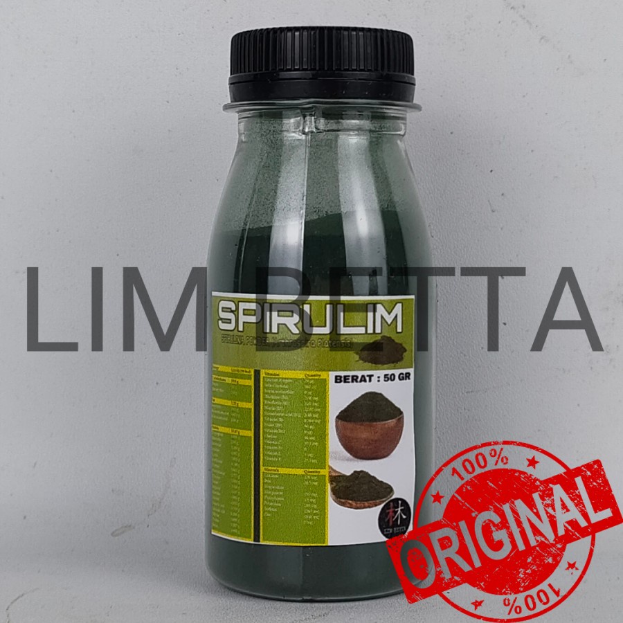 SPIRULIM 50 GRAM Spirulina Powder / Spirulina Plantensis