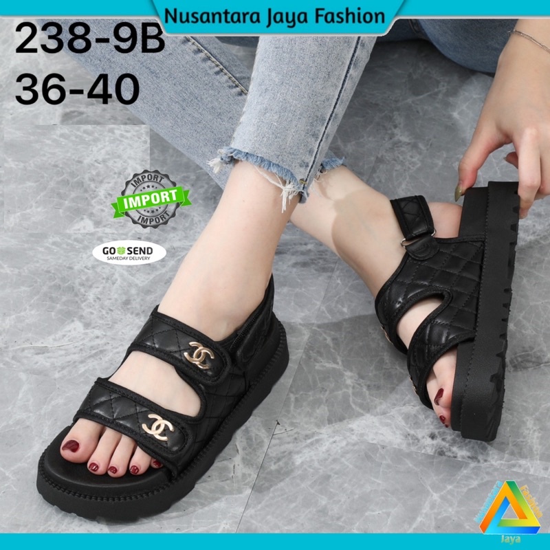 Sandal Wedges Wanita Balance Import 238 1