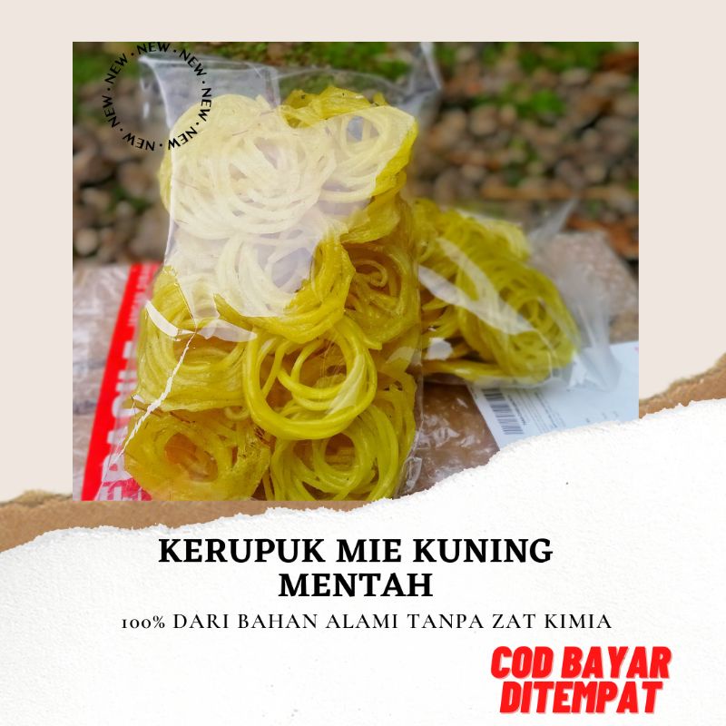 

KERUPUK MIE KUNING MENTAH