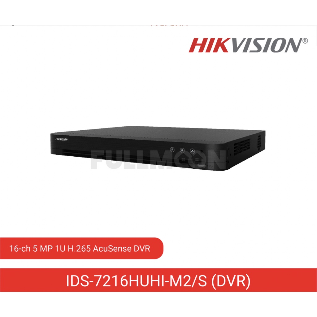 DVR HIKVISION 5MP 16 CHANNEL ACCUSENSE iDS-7216HUHI-M2/S AUDIO TURBO HD up-to 8MP