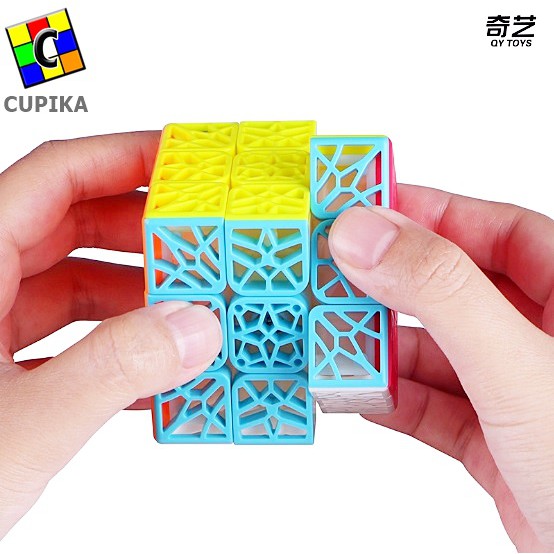 Rubik 3x3 Qiyi DNA Original Stickerless Mainan Anak Logic Game Sensory Game