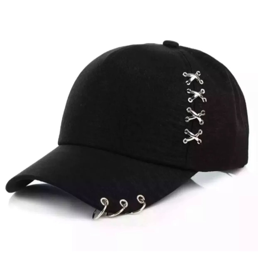 topi anting pengeluaran terbaru anting tengah /cincin kpop/topio baseball keren buat pria dan wanita