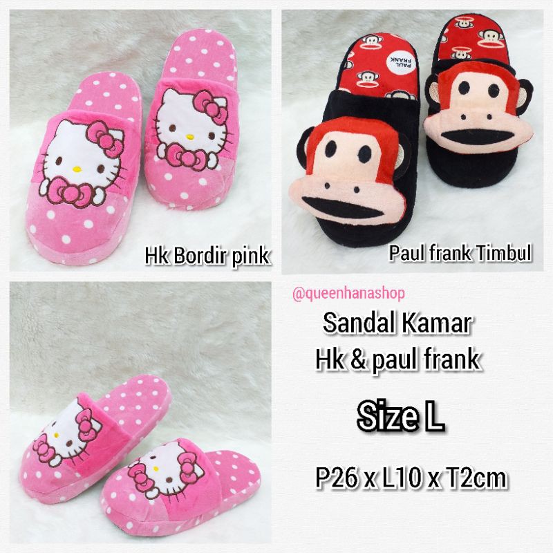 Sandal Kamar Anak Karaktet Sandal Boneka Lucu Timbul Sepatu Boneka