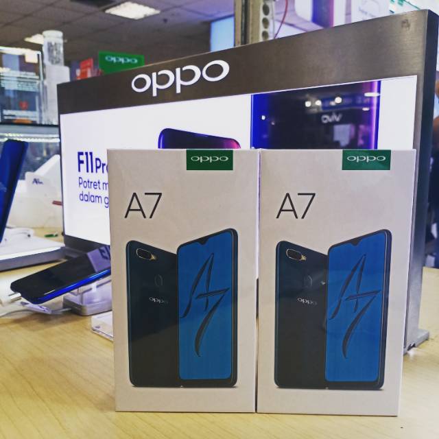 FLASH SALE OPPO A7 RAM 3GB 64GB GARANSI RESMI 1 TAHUN