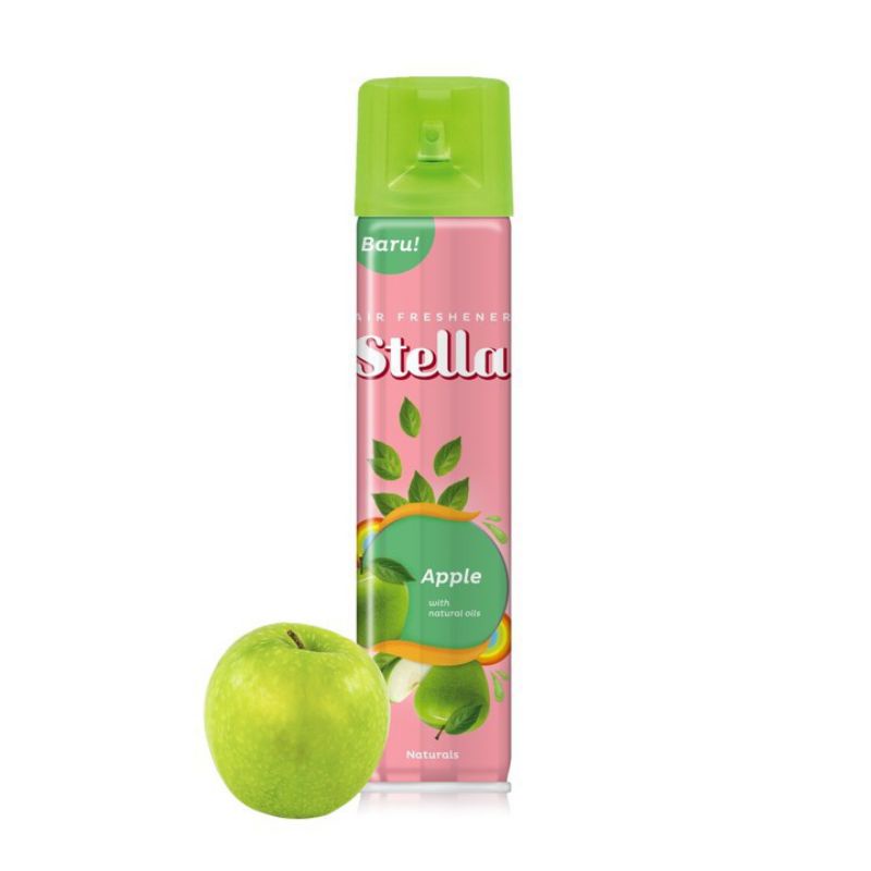 Stella Aerosol Spray APPLE / pengharum ruangan / 400ml 200ml