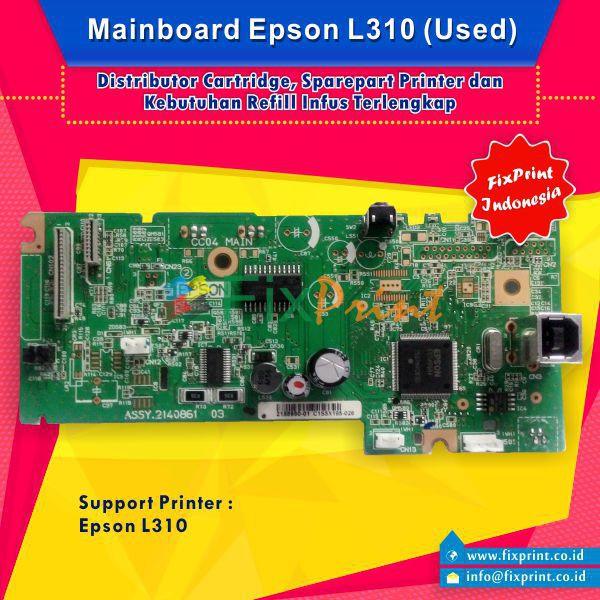 Original Mainboard Epson L310 Cabutan Board Motherboard Printer L310 L 310