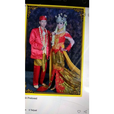 baju pengantin preloved