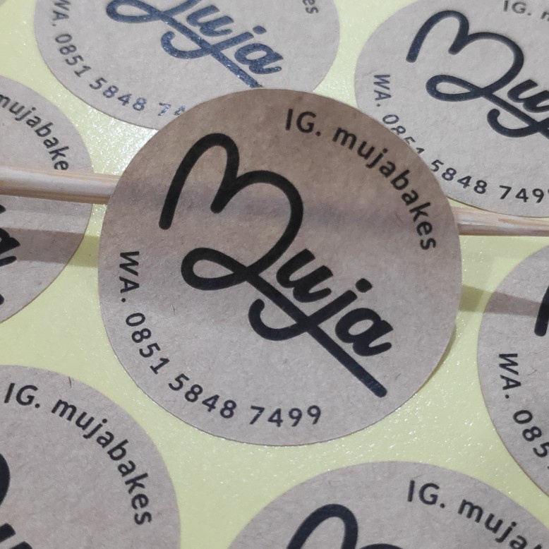 

Cetak Stiker Label KRAFT A3+ [ PRINT & CUTTING KISSCUT ] Cetak Label Kemasan Produk - Minimal 6 Lembar