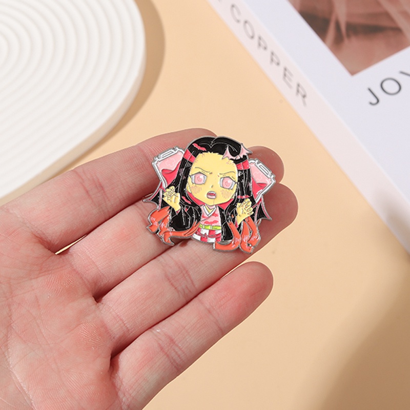 Bros Pin Enamel Desain Kartun Anime Peripheral Untuk Koleksi Tas Ransel