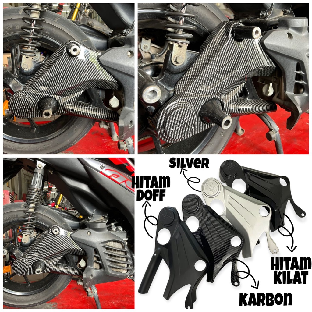 cover swing arm/protector arm aerox motor aerox