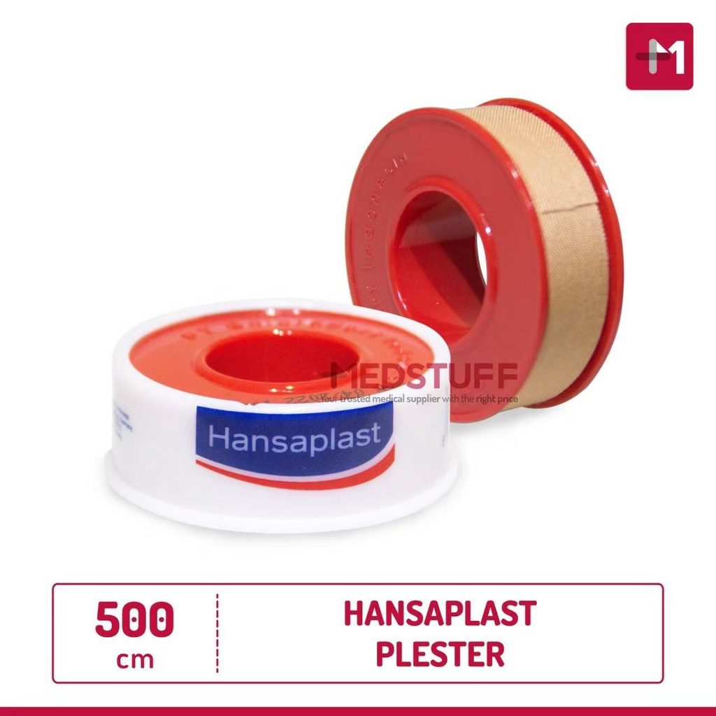 Hansaplast Kain Roll Plester Luka 1.25cm x 5m