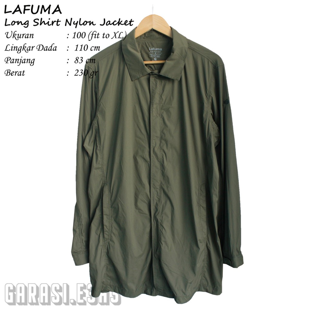 LAFUMA Kemeja Jaket Nylon Preloved Kolpri