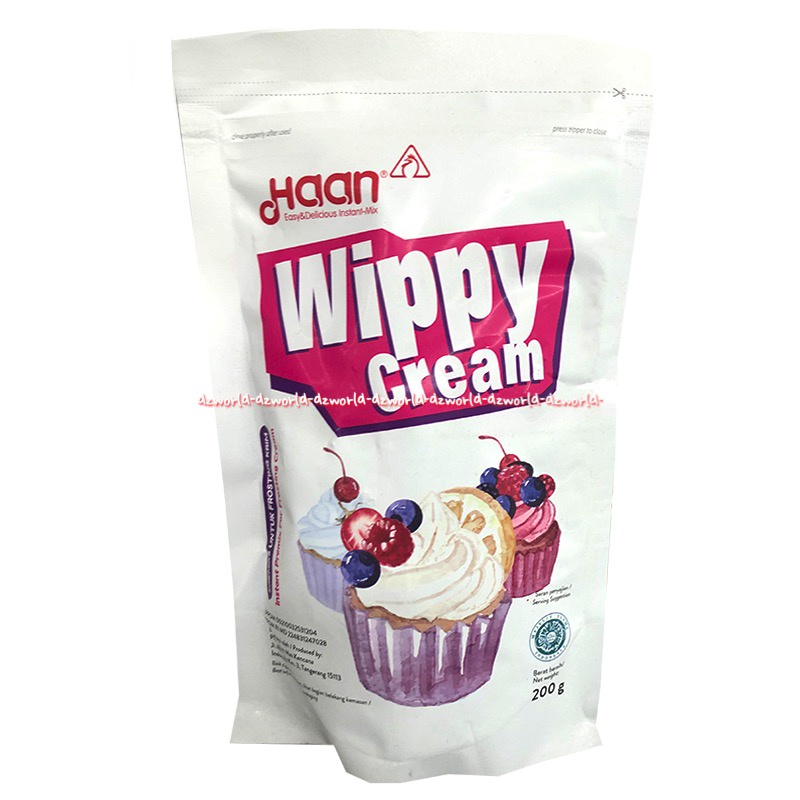 Haan Wippy Cream 200gr Tepung Instan Membuat Krim instan Wippi Han Wipy Powder Premiks Instan Crim